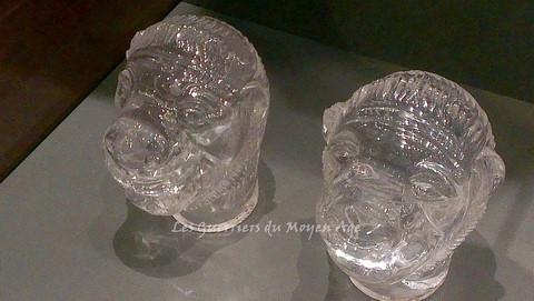 Tête lion crystal